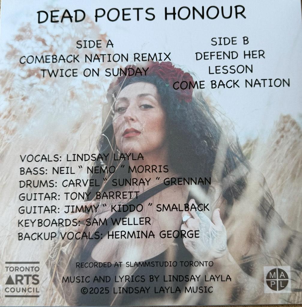 Vinyl - Dead Poets Honour - 12 inch 33 1/3